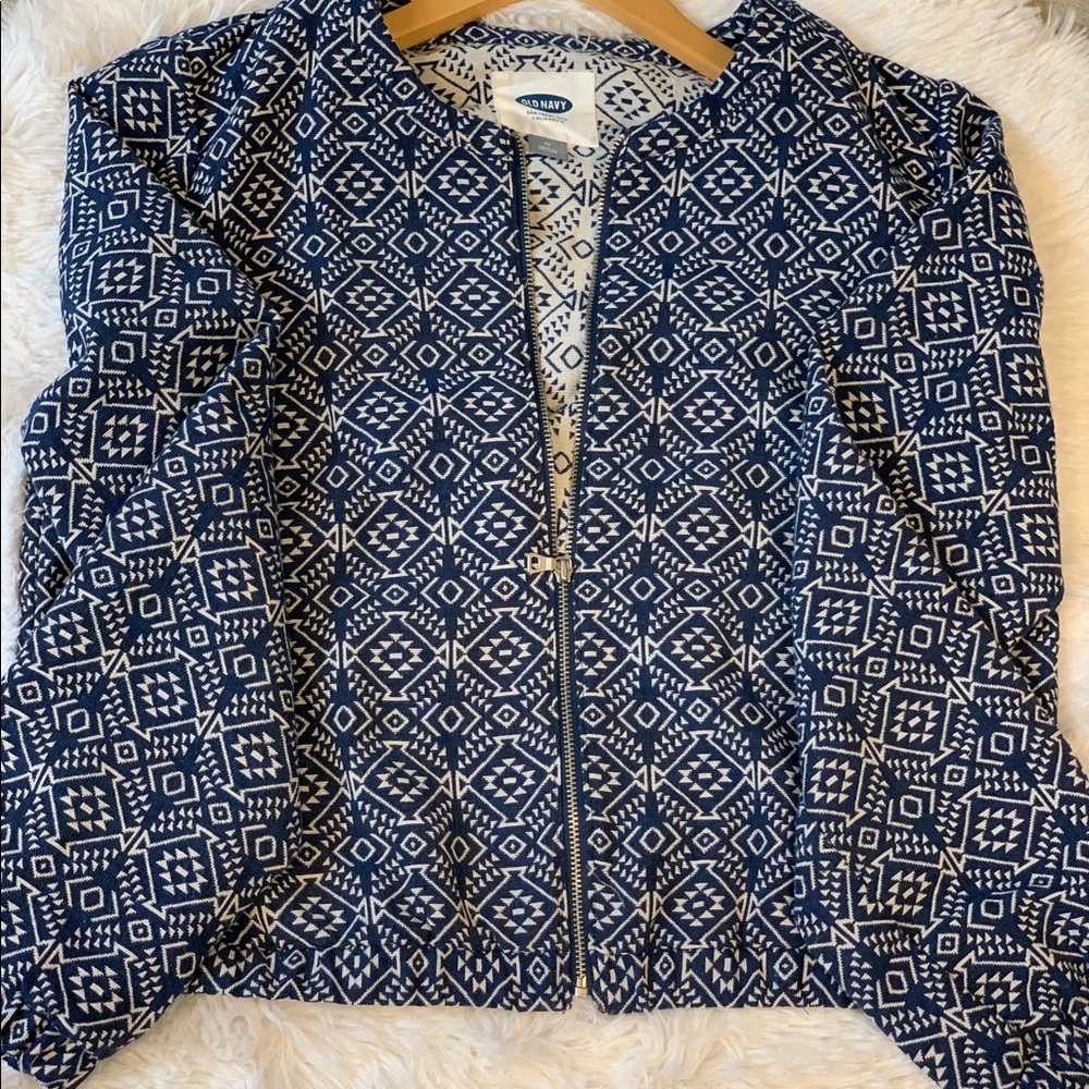 Old Navy BOHO Jacket (M) - Navy